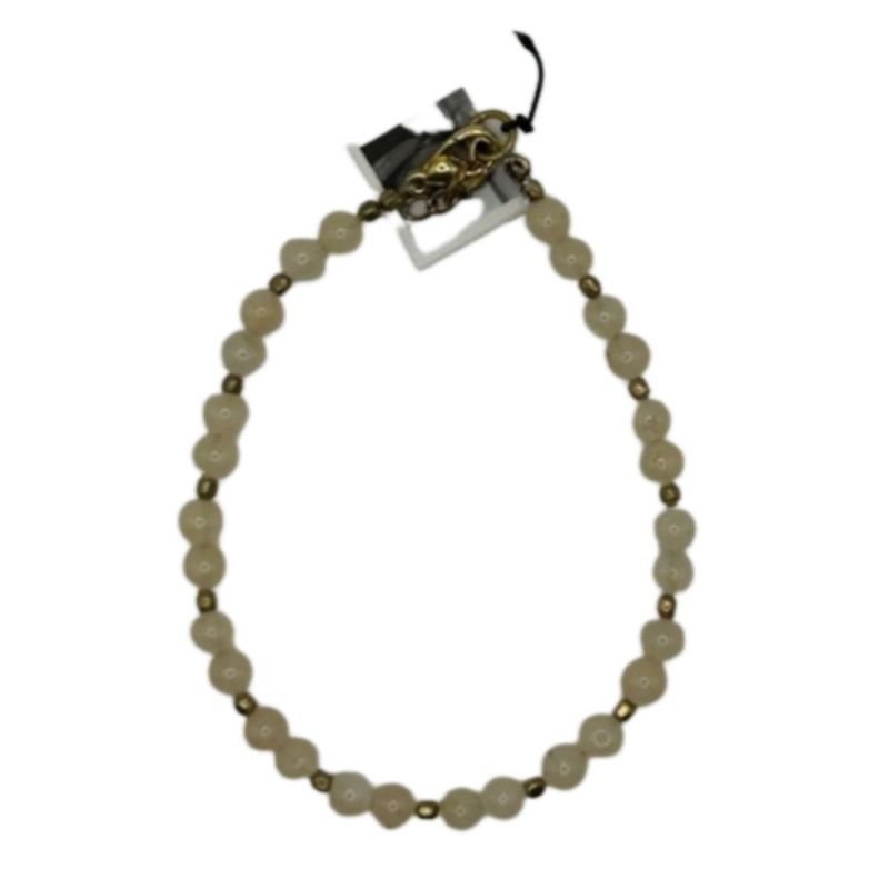 Armbånd med perler gull